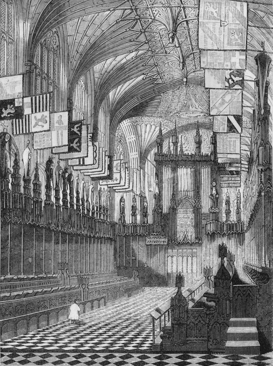 St. Georges Chapel, Windsor, 1845 av John Jackson