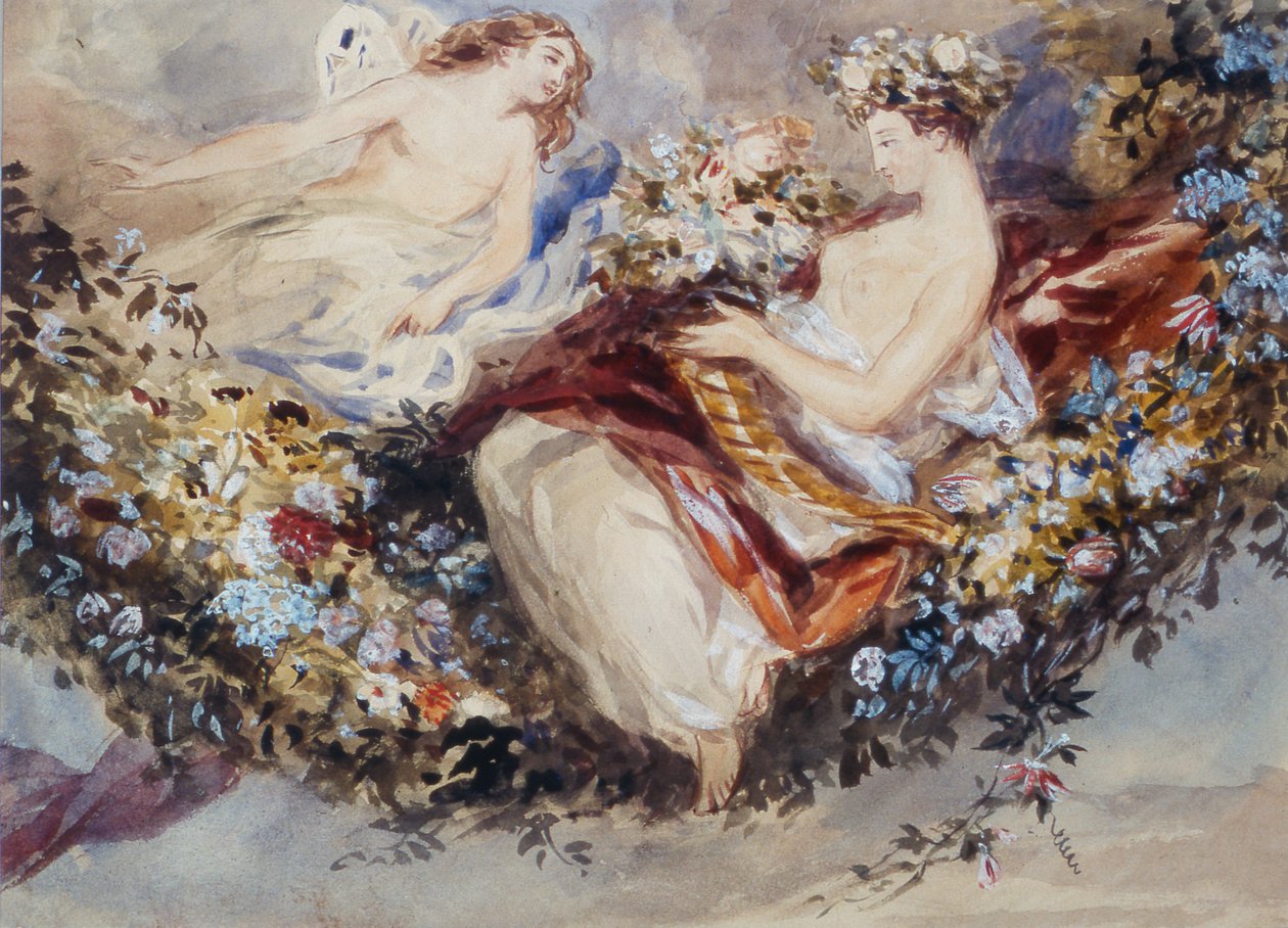 Flora och Zephyr av John James Chalon