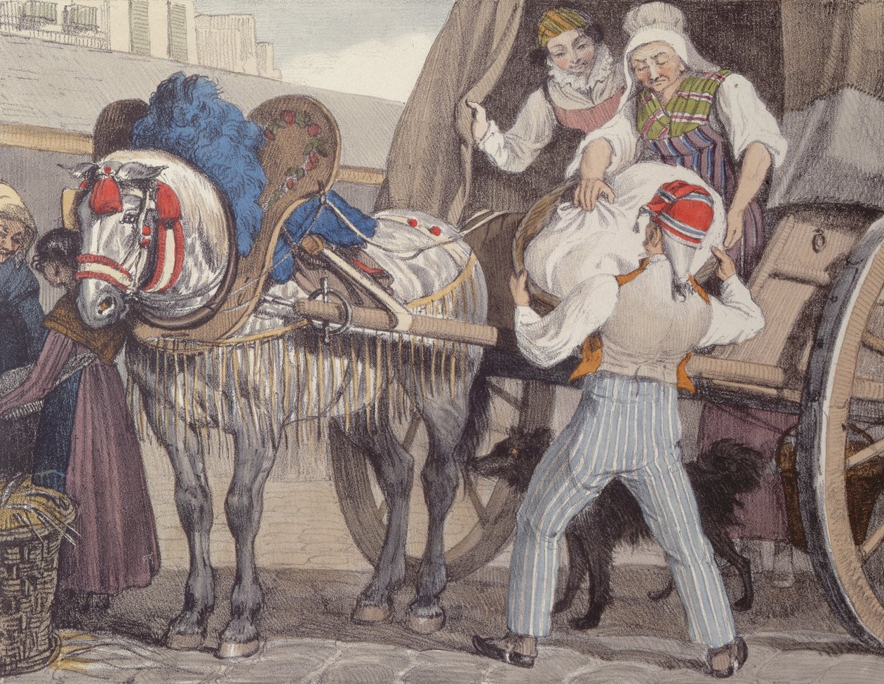 Tvättvagnen, 1822 av John James Chalon