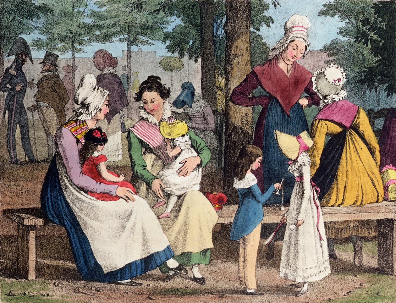 Nannies, 1820 av John James Chalon