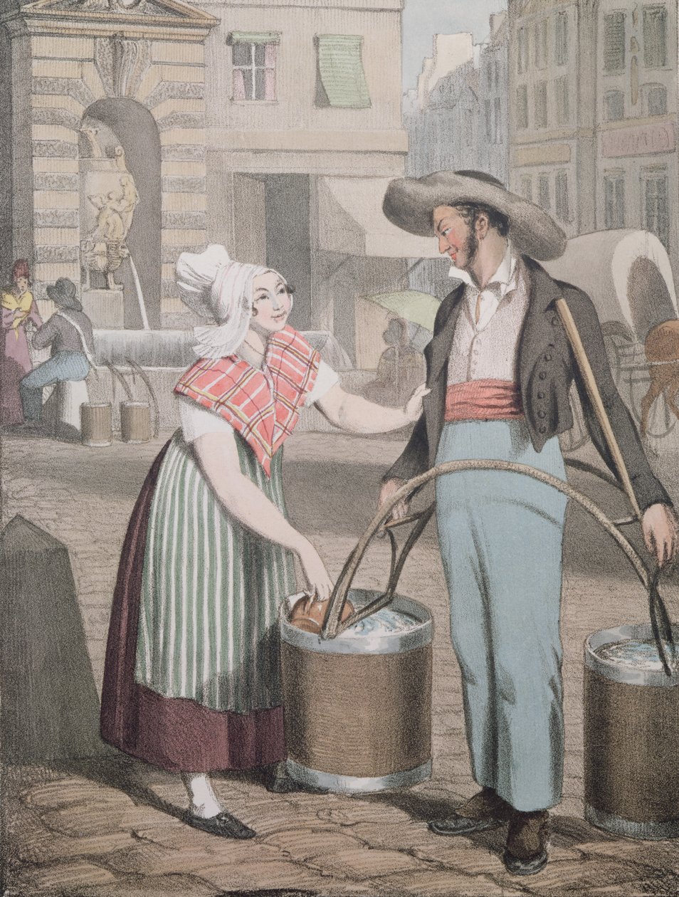 Vattenbäraren, 1821 av John James Chalon