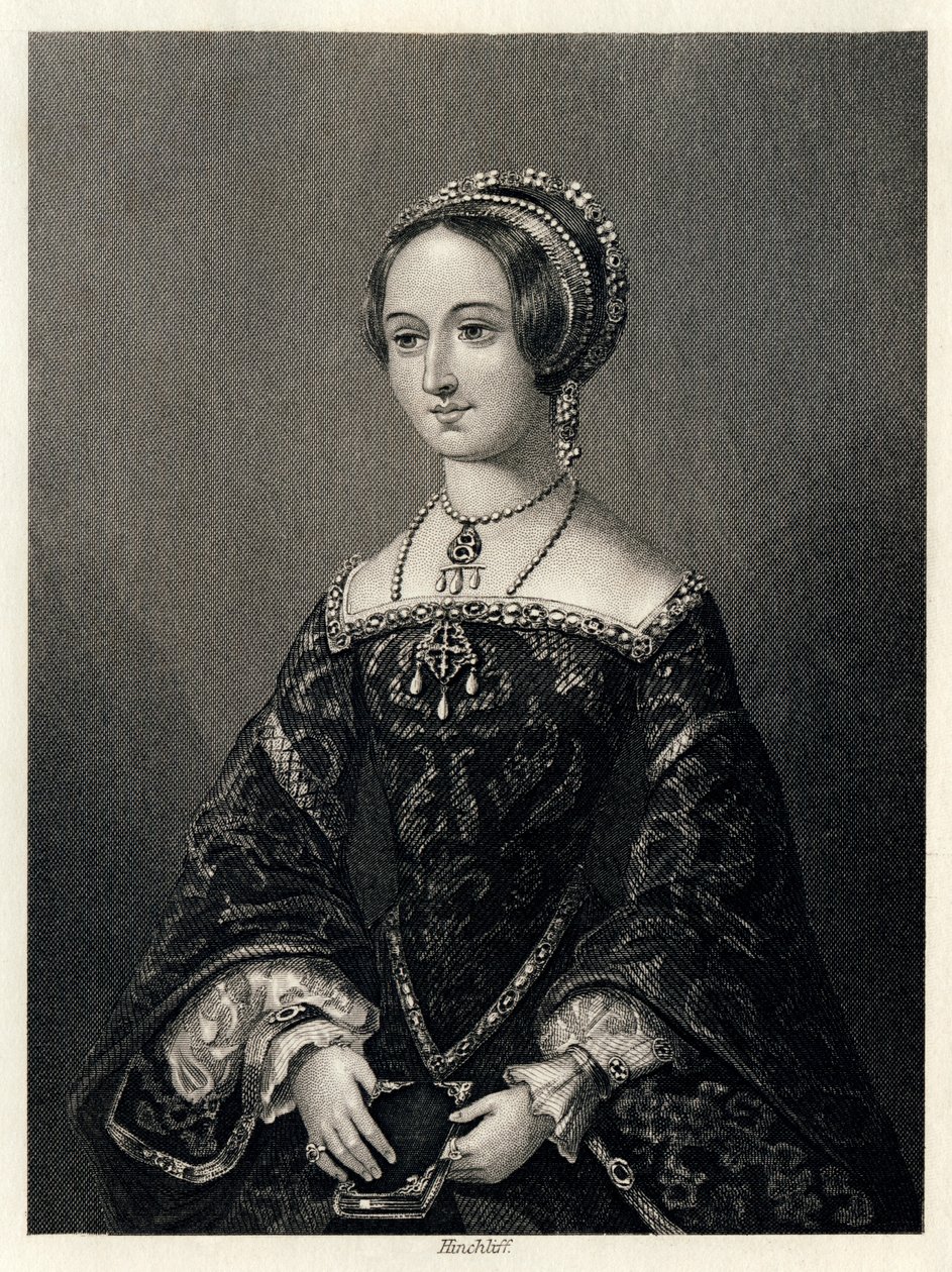 Marguerite de Navarre, drottning gemål av Henrik II av Navarra, 1864. av John James Hinchcliff