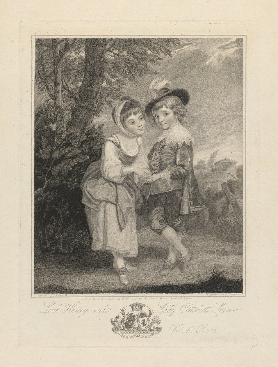 Lord Henry och Lady Charlotte Spencer av John Jones