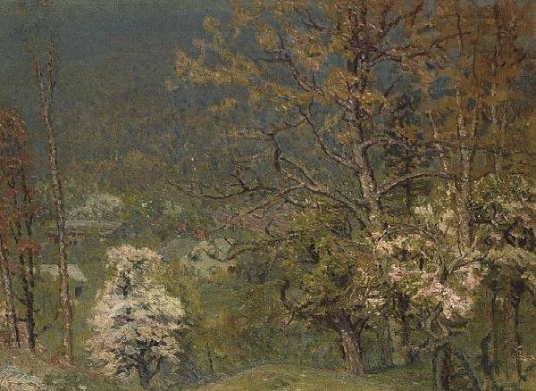 Hillside in Bloom av John Joseph Enneking