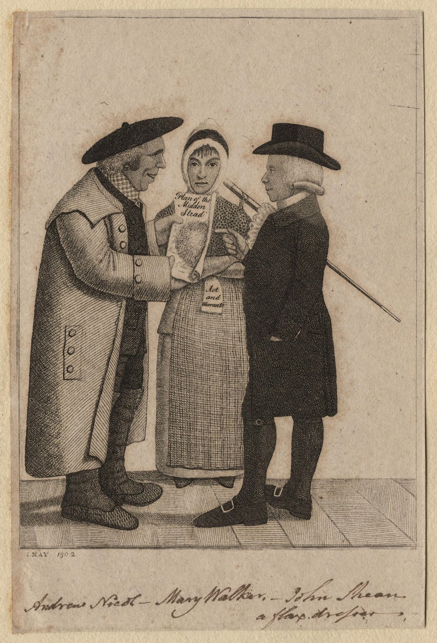 Andrew Nicol; Mary Walker; John Skene av John Kay (2) av John Kay