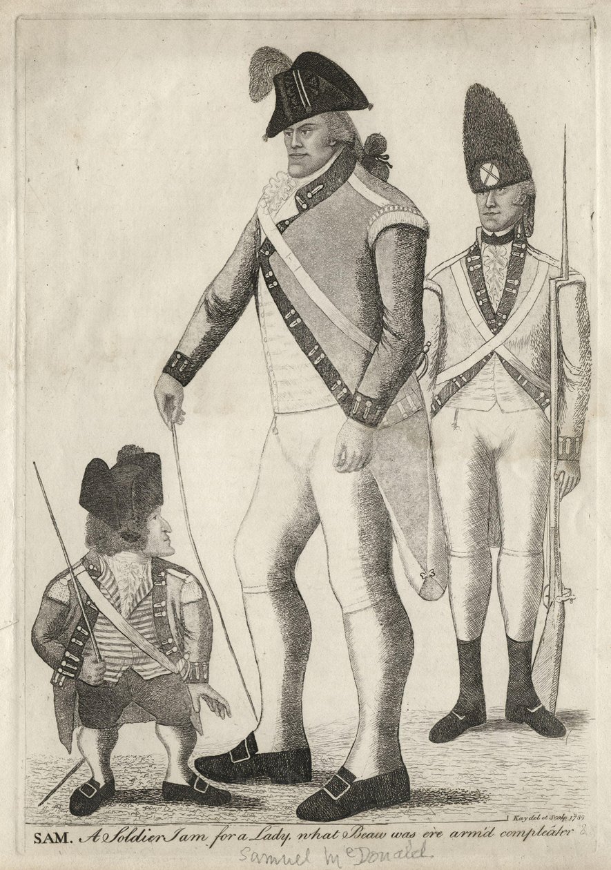 George ("Geordie") Cranstoun; Samuel McDonald; Okänd man av John Kay av John Kay