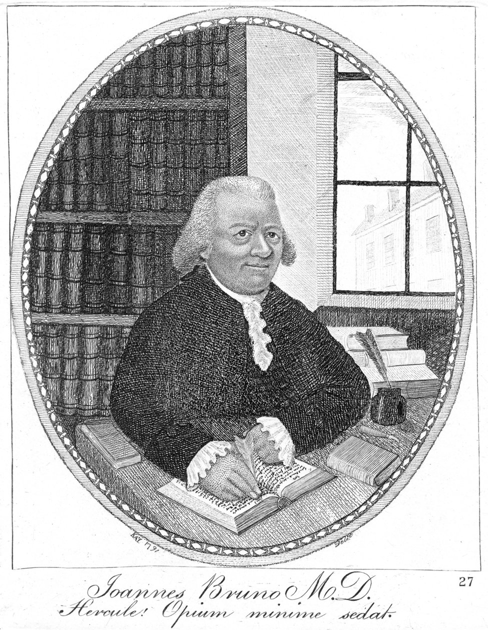 John Brown, skotsk läkare, 1791 av John Kay