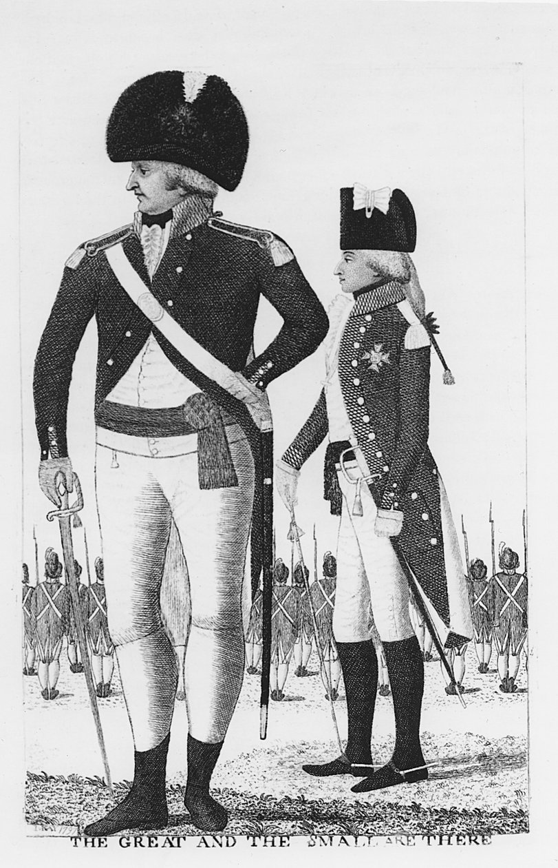De stora och de små finns där, ca 1797 av John Kay