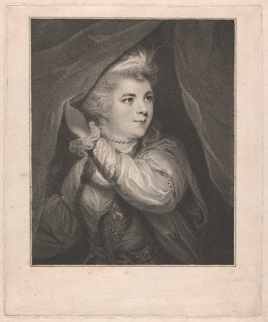 Mrs Abington som "Roxana" av John Keyse Sherwin