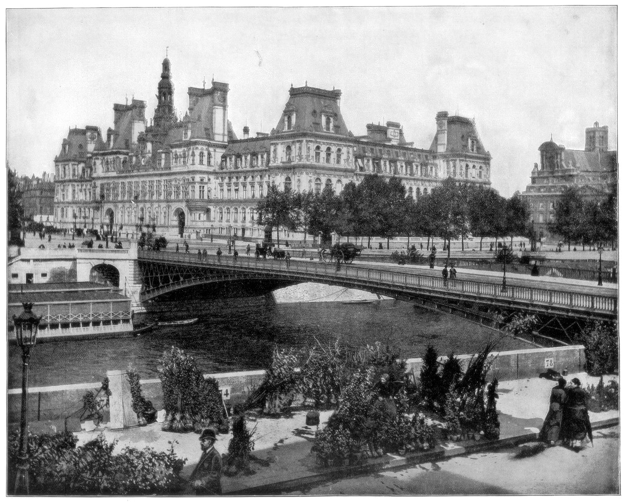 Hotel de Ville, Paris, sent 1800-tal av John L. Stoddard