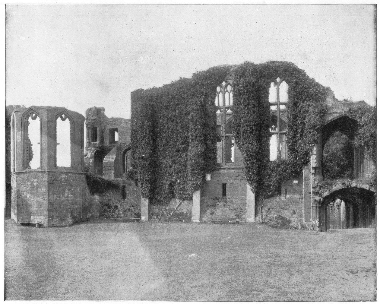 Kenilworth Castle, England, sent 1800-tal. av John L. Stoddard