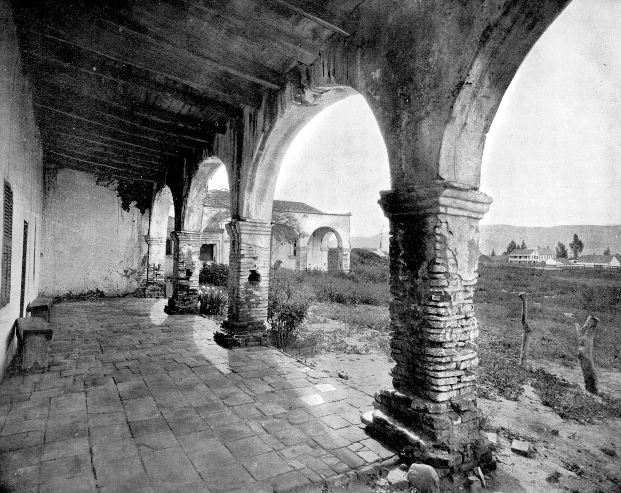 Mission of San Juan, Yosemite Valley, Kalifornien, USA, 1893. av John L. Stoddard