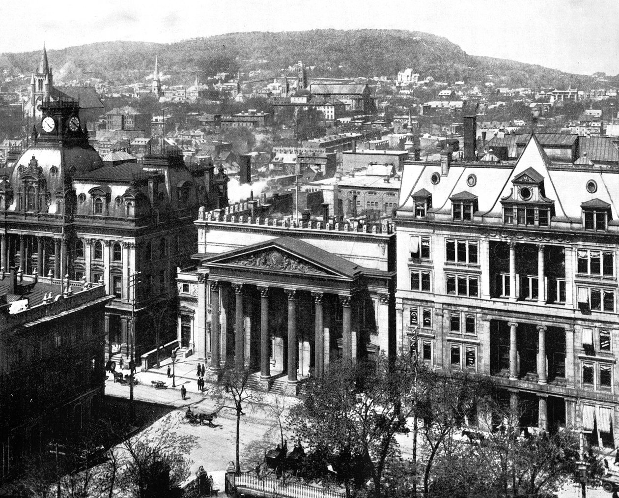 Montreal och Mount Royal, Kanada, 1893. av John L. Stoddard