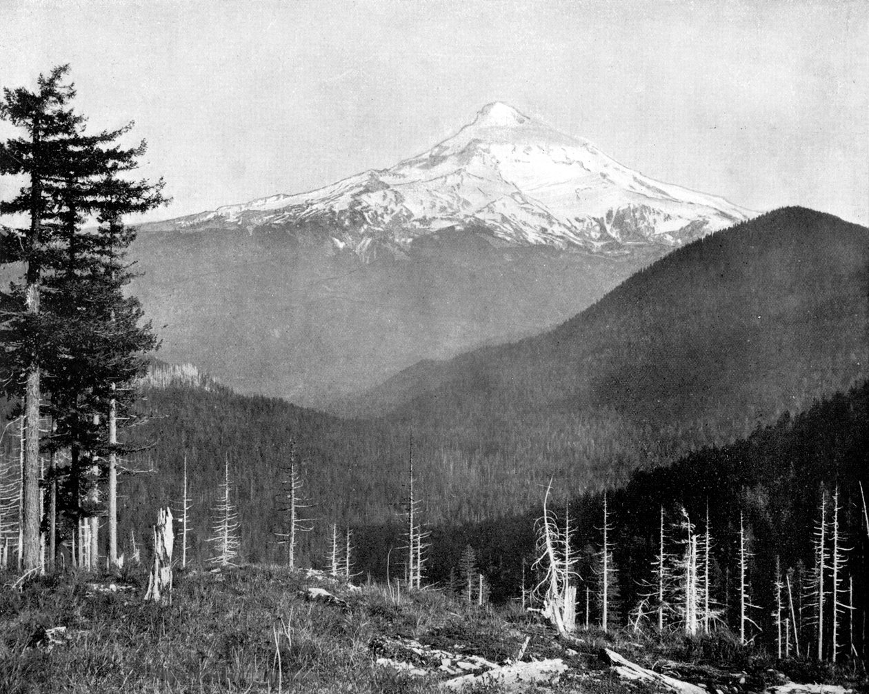 Mount Hood, Oregon, USA, 1893. av John L. Stoddard