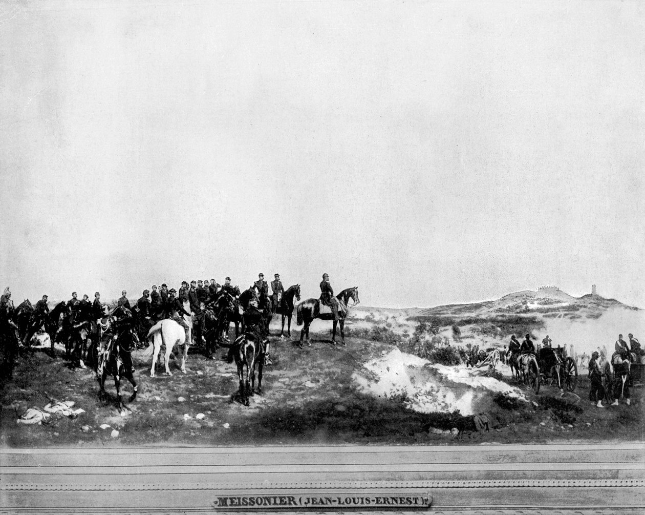 Napoleon III i slaget vid Solferino, 1859, 1893. av John L. Stoddard