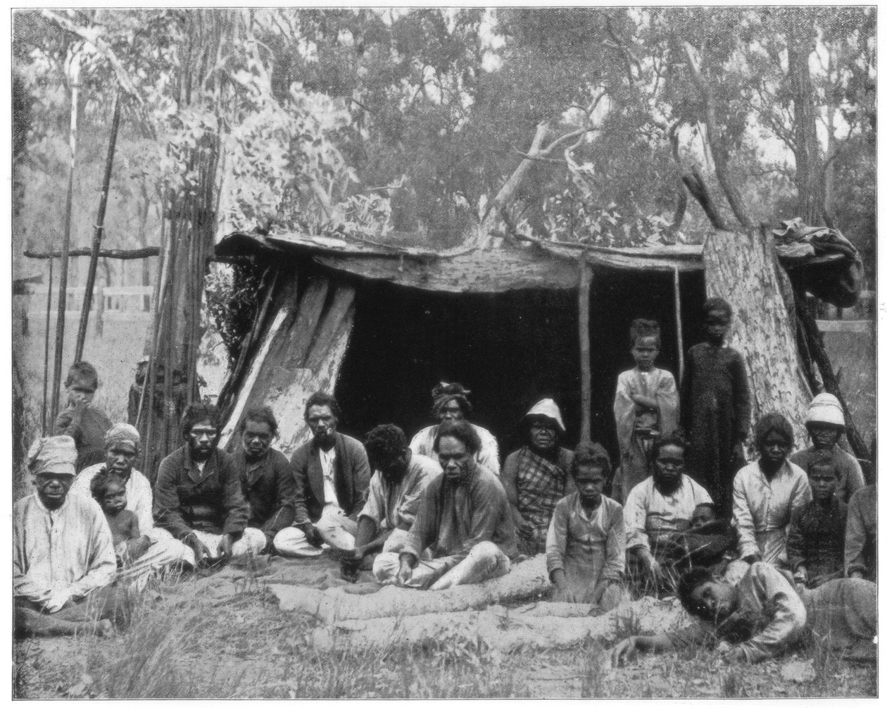 Infödda i Queensland, Australien, sent 1800-tal av John L. Stoddard