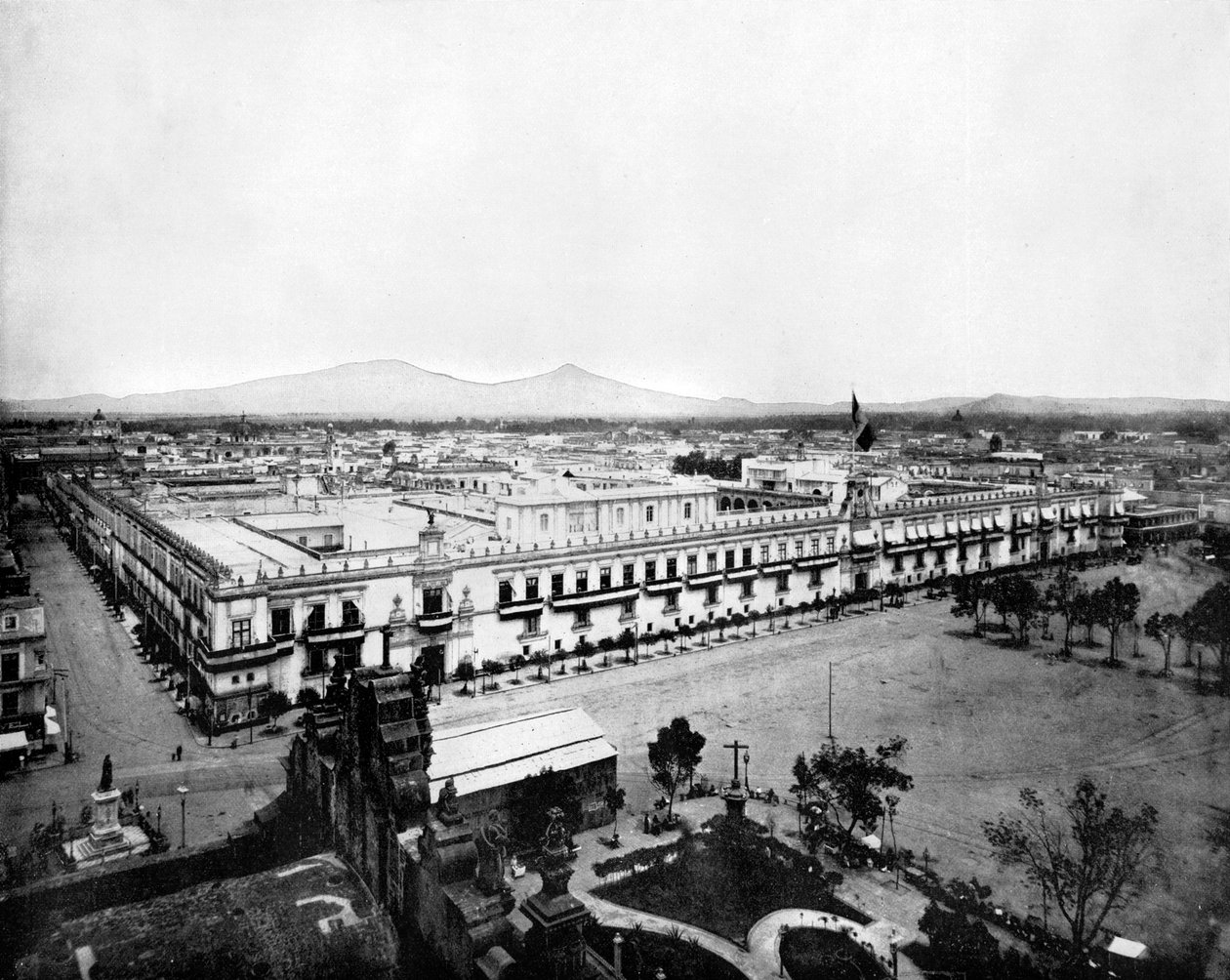 Panorama över staden Mexiko, 1893. av John L. Stoddard