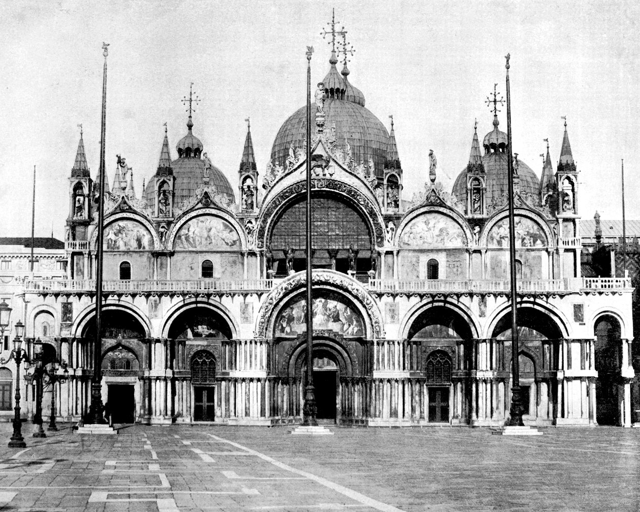 St Marks, Venedig, Italien, 1893. av John L. Stoddard