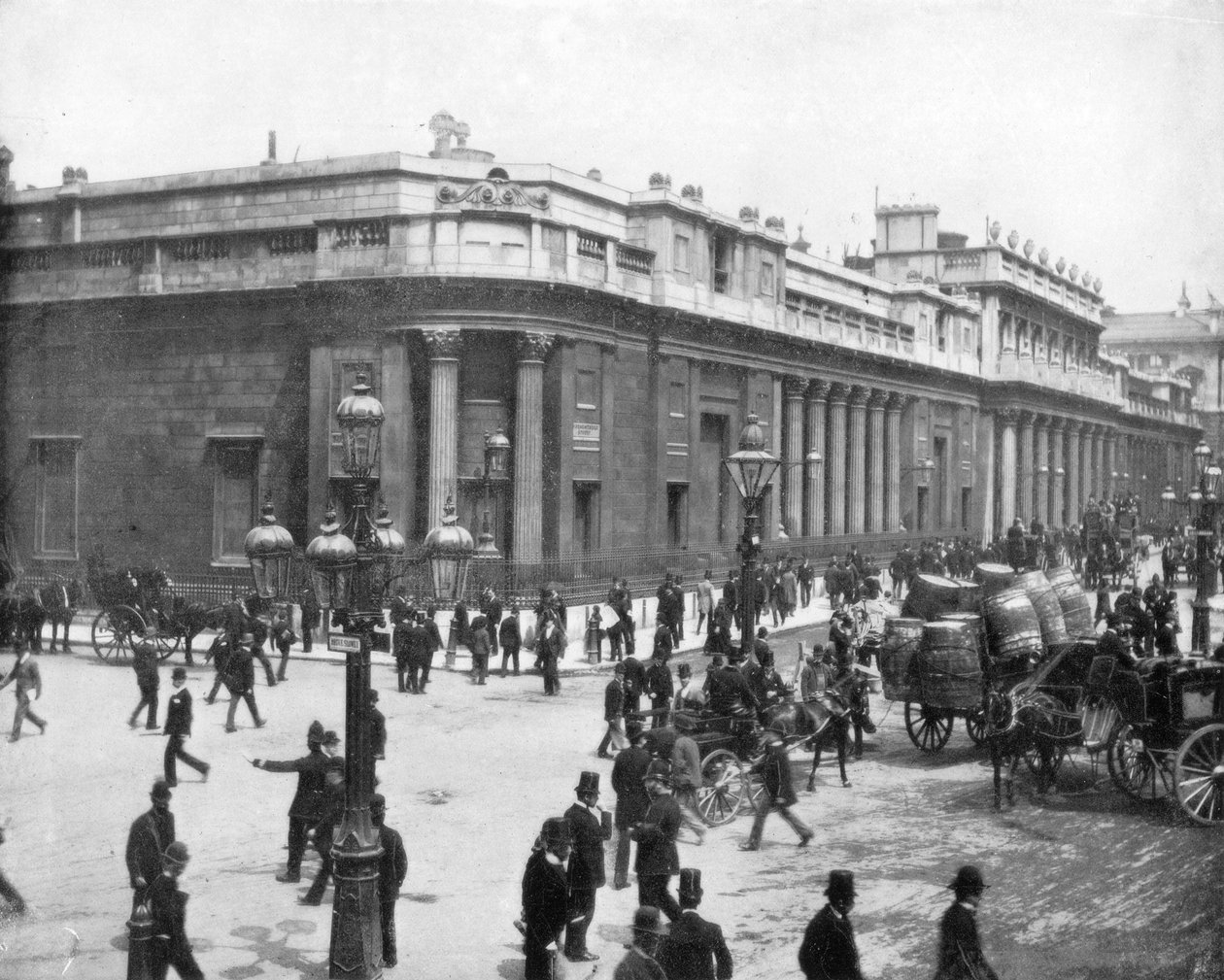 Bank of England, London, sent 1800-tal. av John L. Stoddard