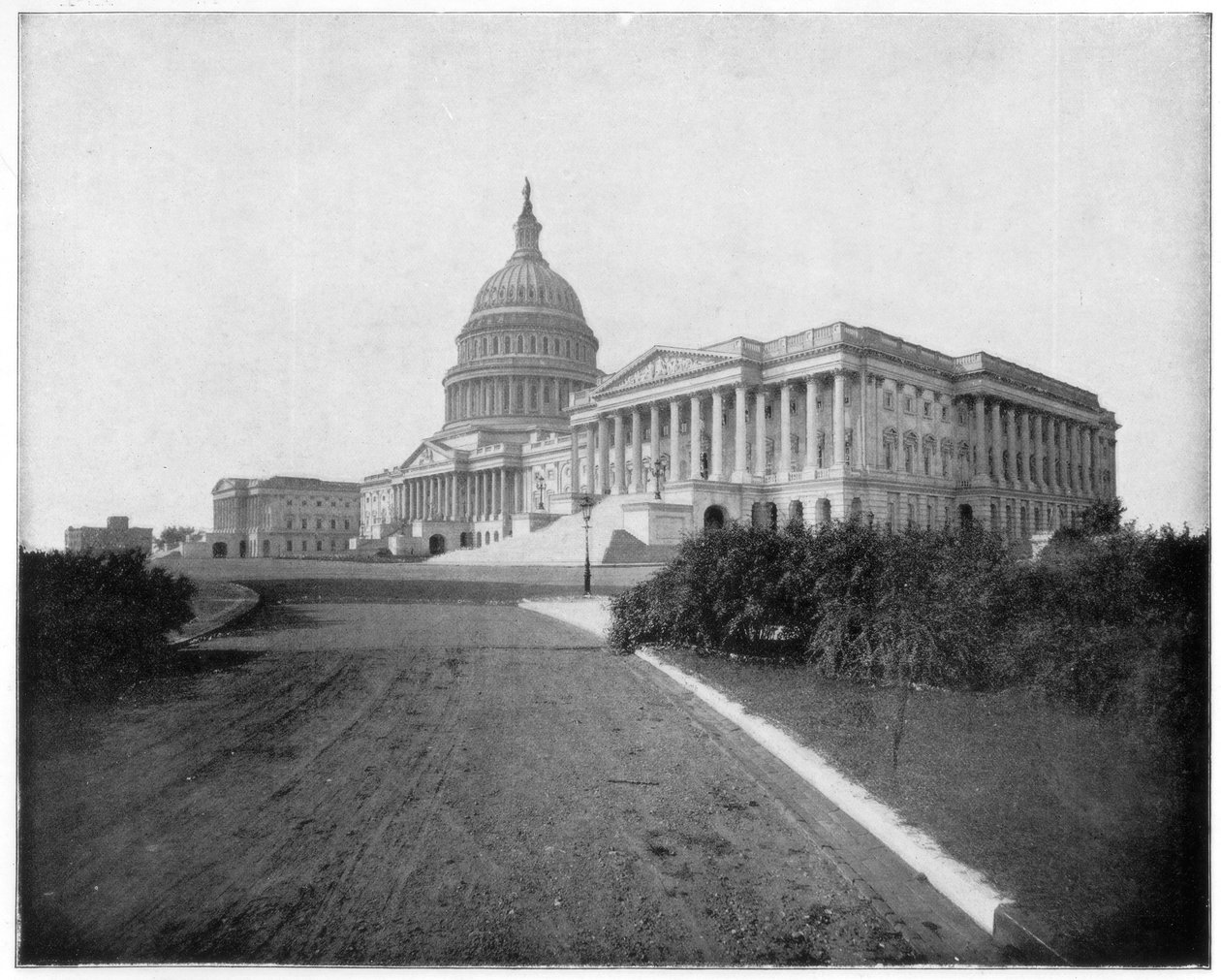 The Capitol, Washington DC, sent 1800-tal av John L. Stoddard