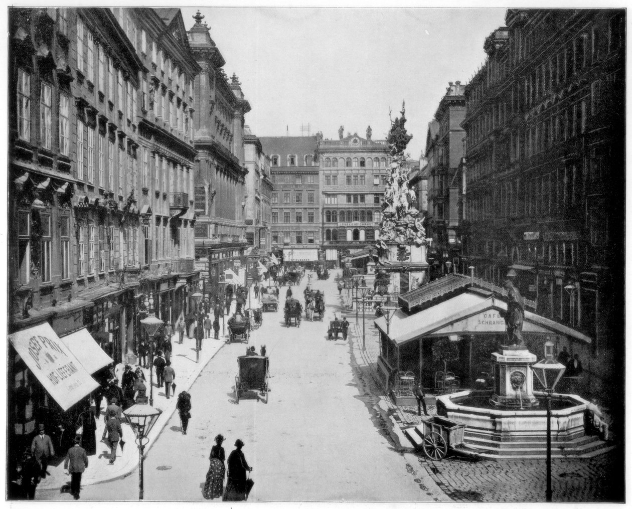 Graben, Wien, sent 1800-tal av John L. Stoddard