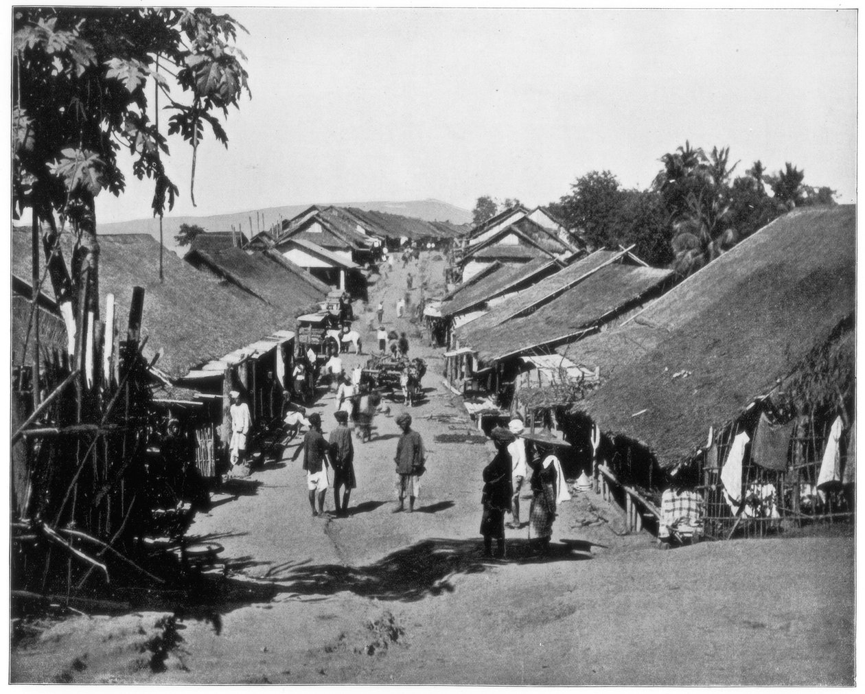 By nära Calcutta, Indien, sent 1800-tal av John L. Stoddard