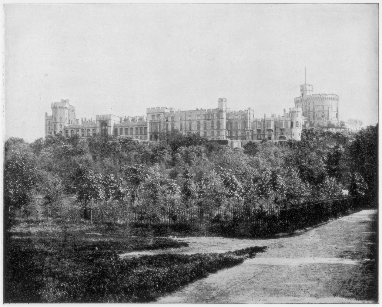 Windsor Castle, England, sent 1800-tal. av John L. Stoddard