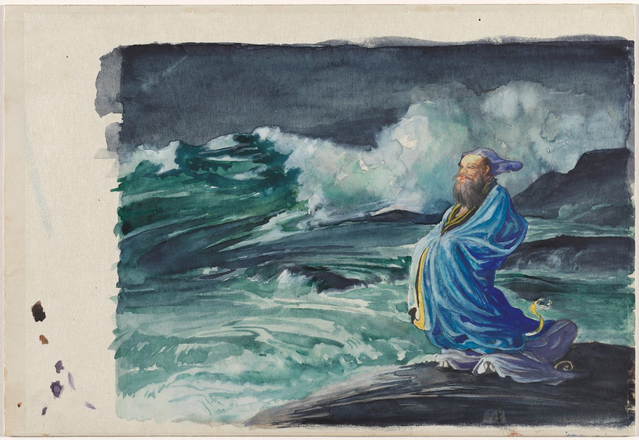 En Rishi rör upp en storm av John La Farge