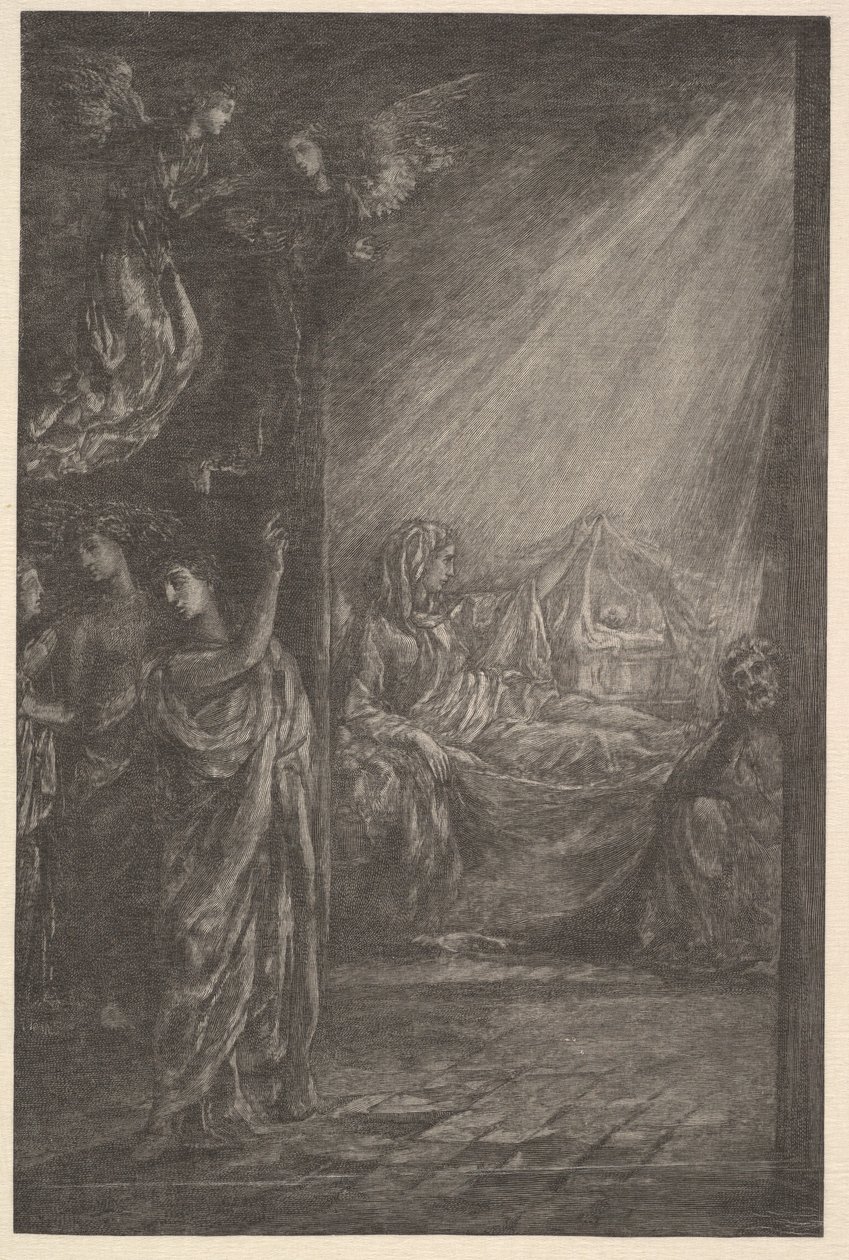 Födelsen.n.d. av John La Farge
