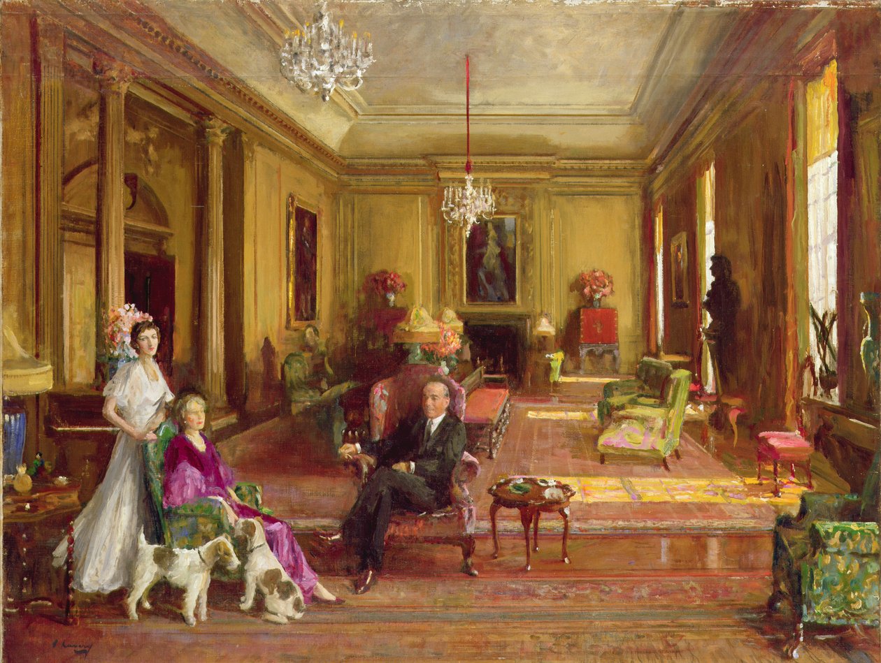 Lord Duveen av Millbank hemma av John Lavery