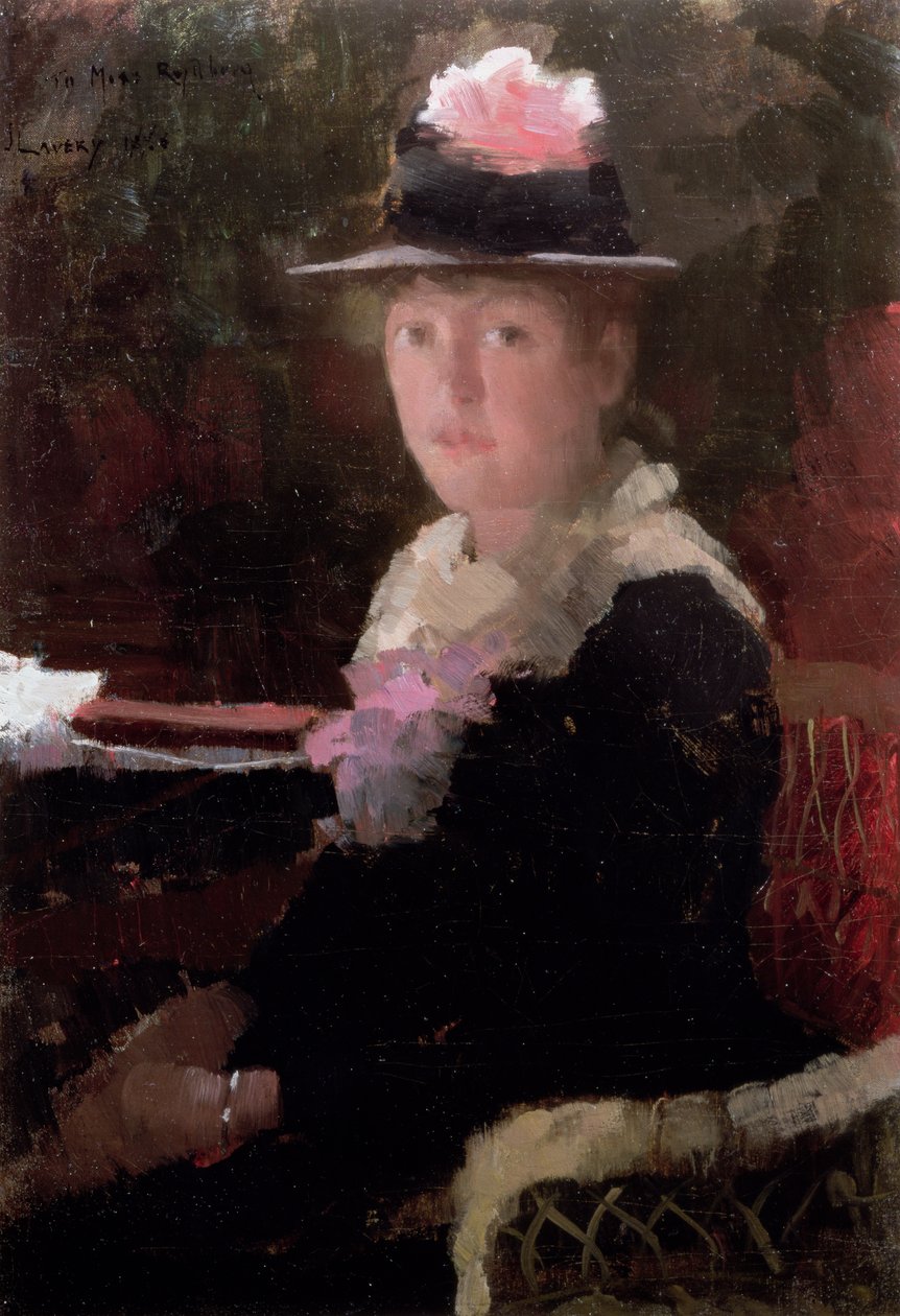 Porträtt av fröken Gerda Rydberg, 1883 av John Lavery
