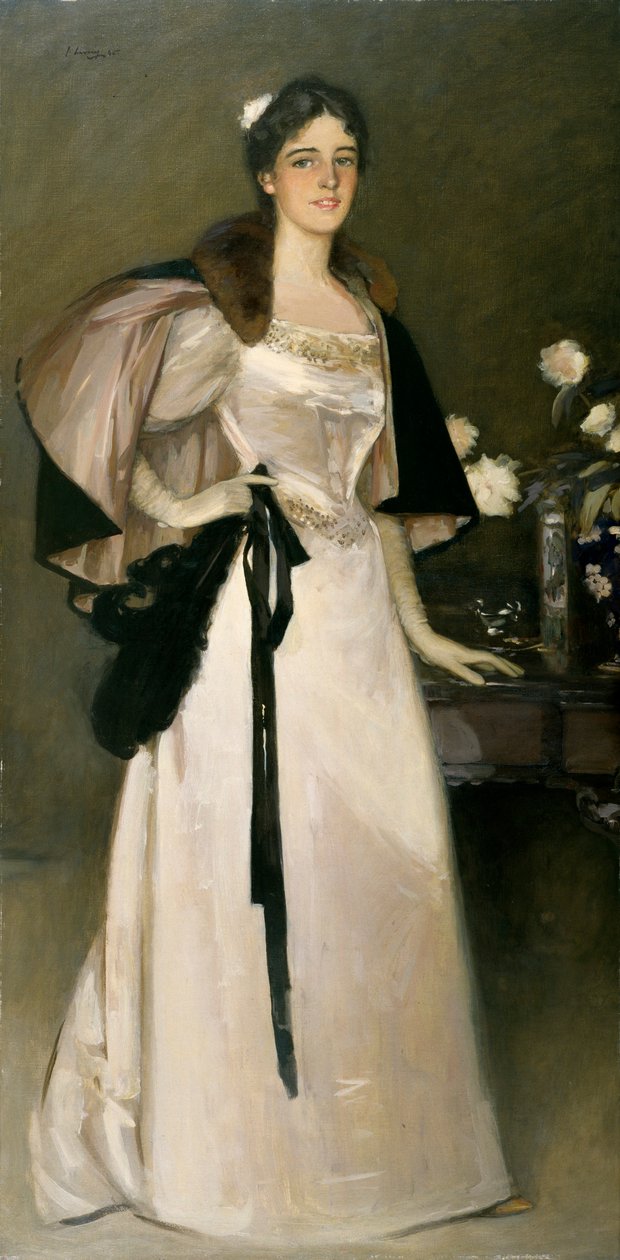 Porträtt av fröken Mary Burrell av John Lavery