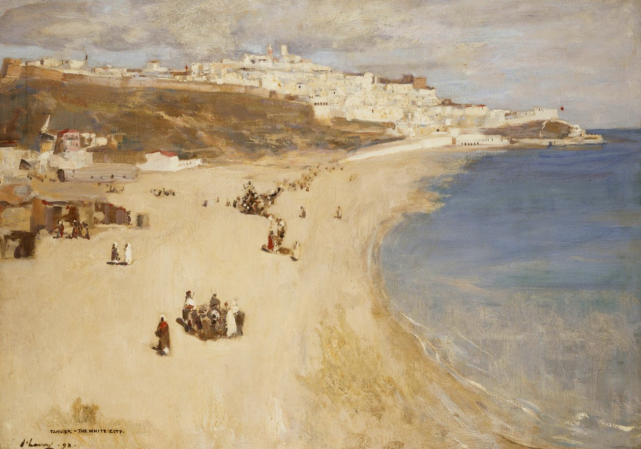 Tanger, den vita staden av John Lavery