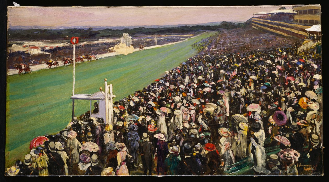 Gold Cup, Ascot, den kungliga inhägnaden av John Lavery