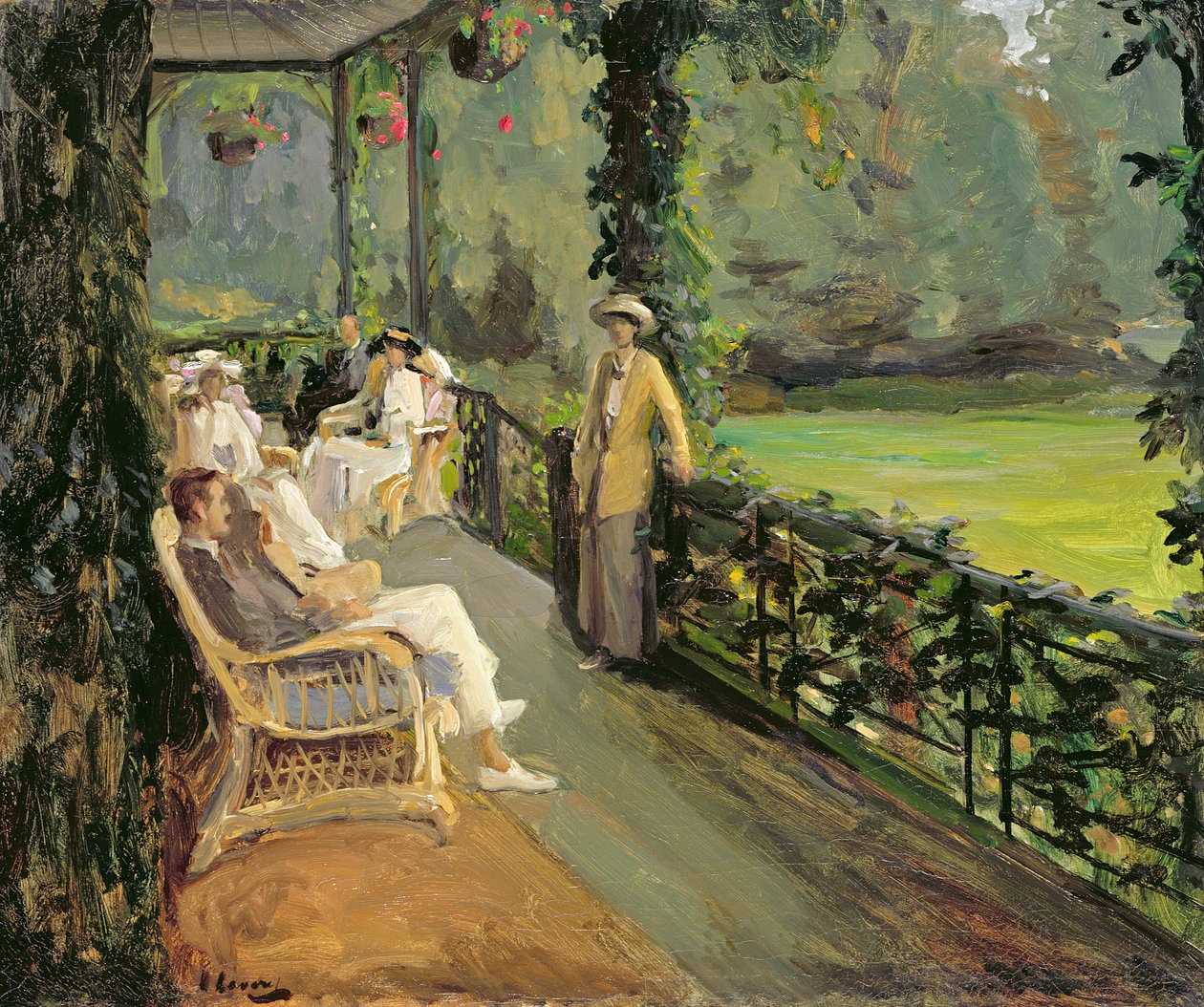 Verandan, 1912 av John Lavery