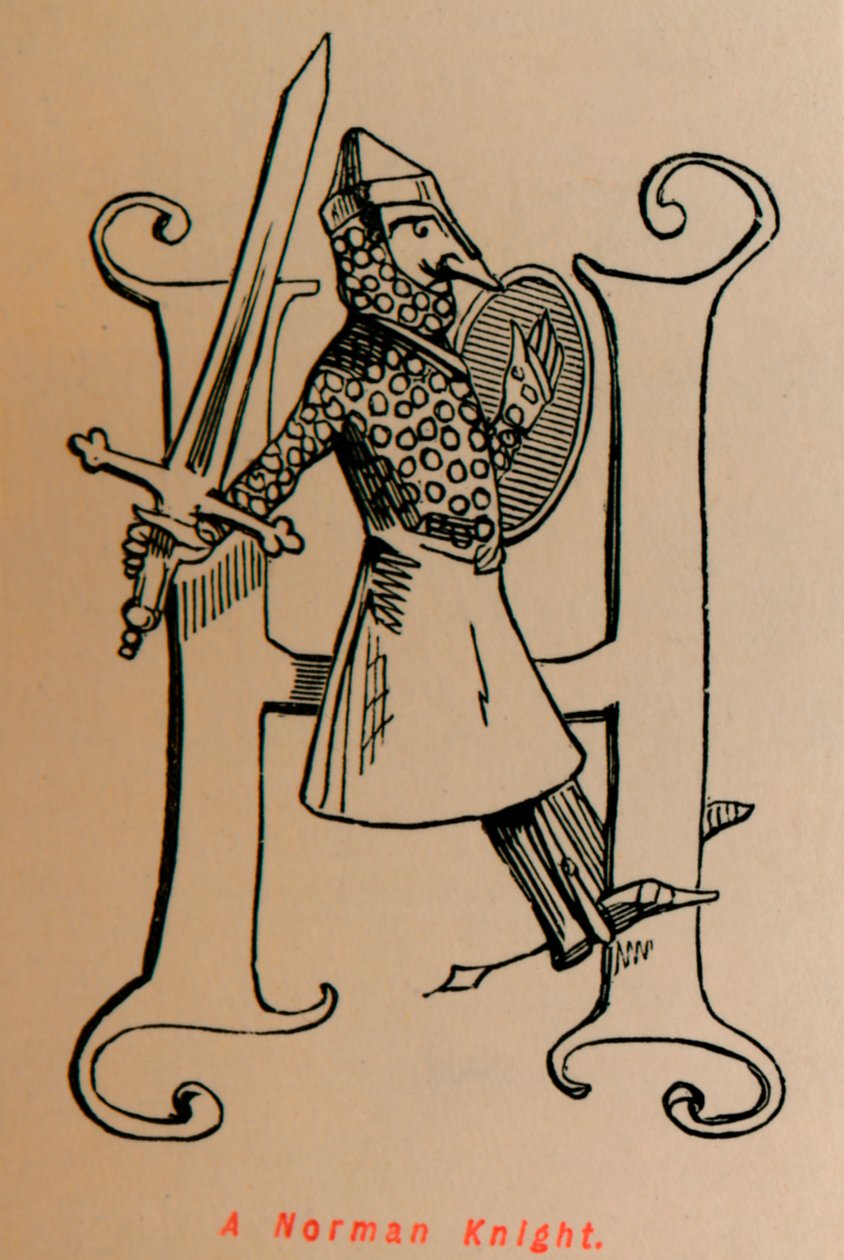 A Norman Knight, c1860, c1860 av John Leech