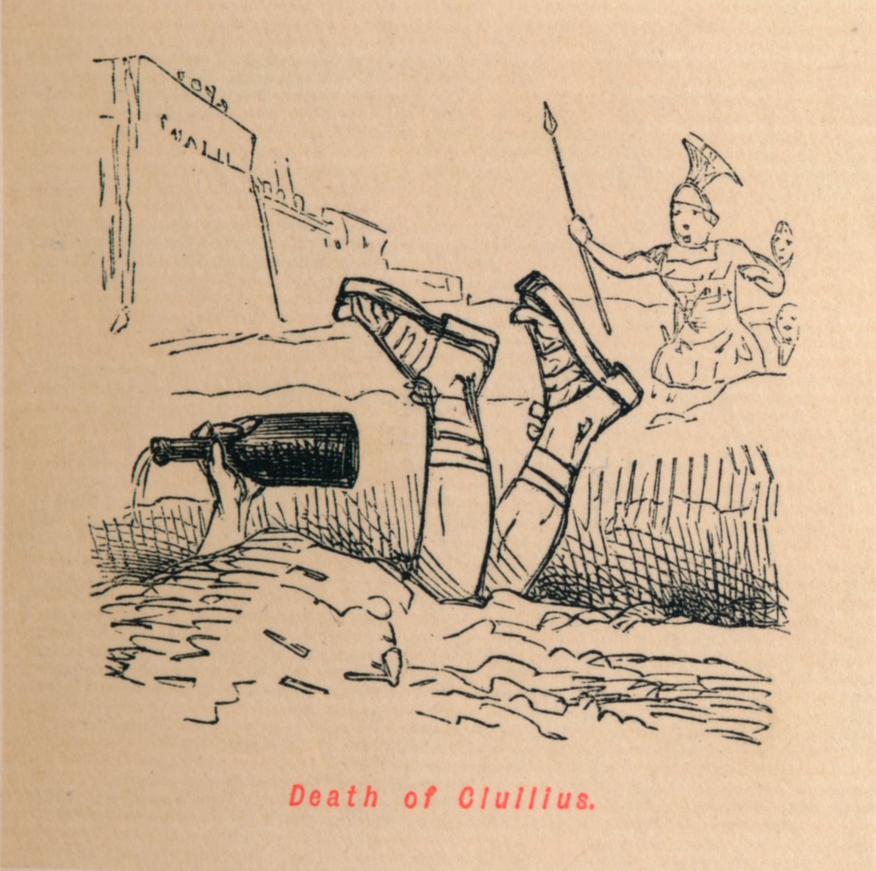 Civilius död, 1852 av John Leech