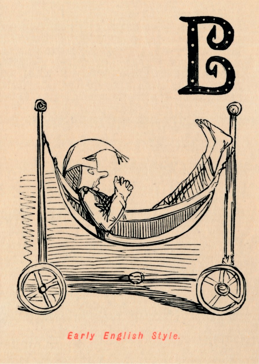 Tidig engelsk stil, c1860, c1860 av John Leech