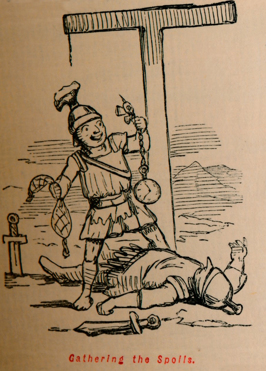Samla bytet, 1852 av John Leech