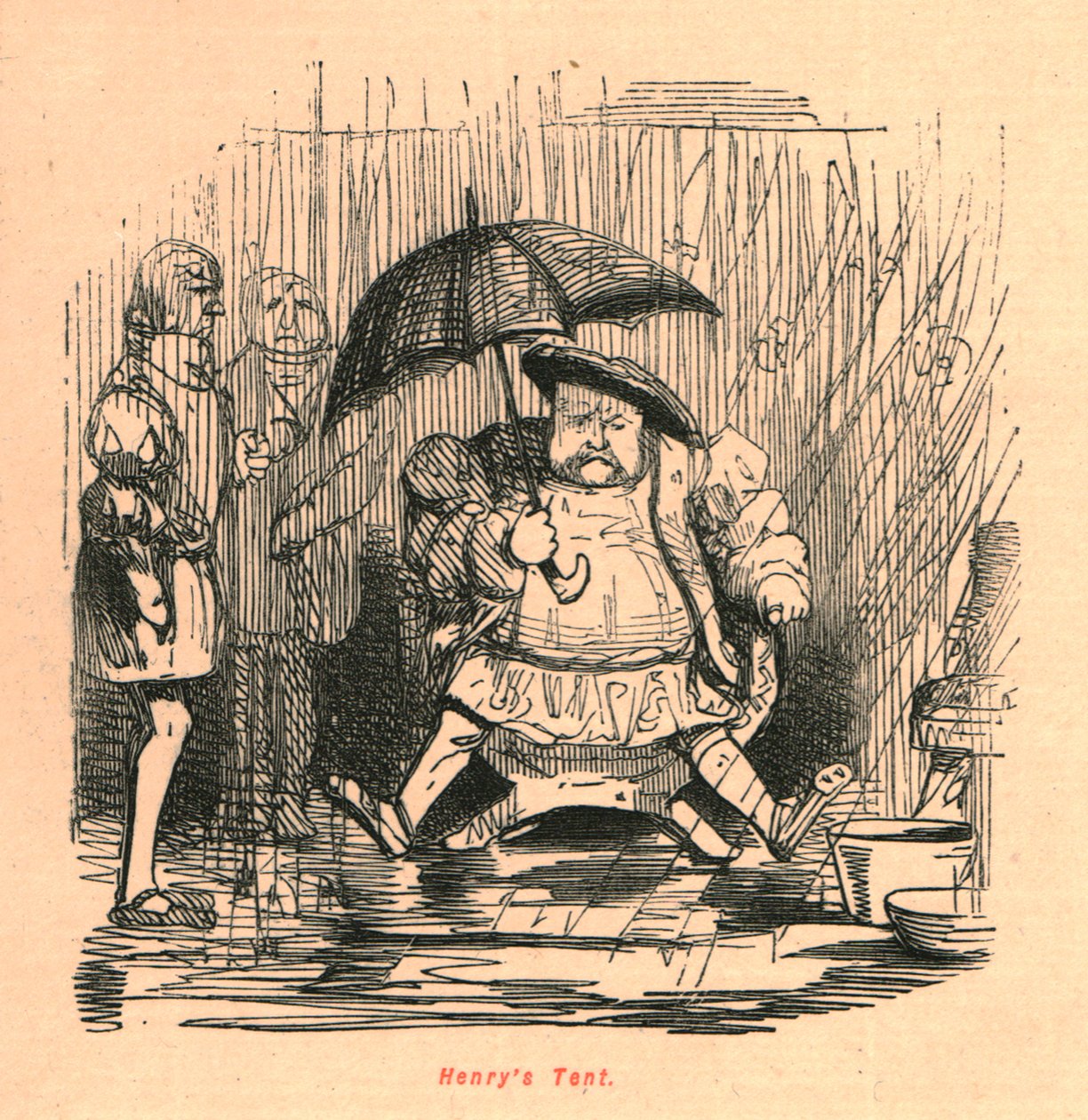 Henrys tält, 1897. av John Leech