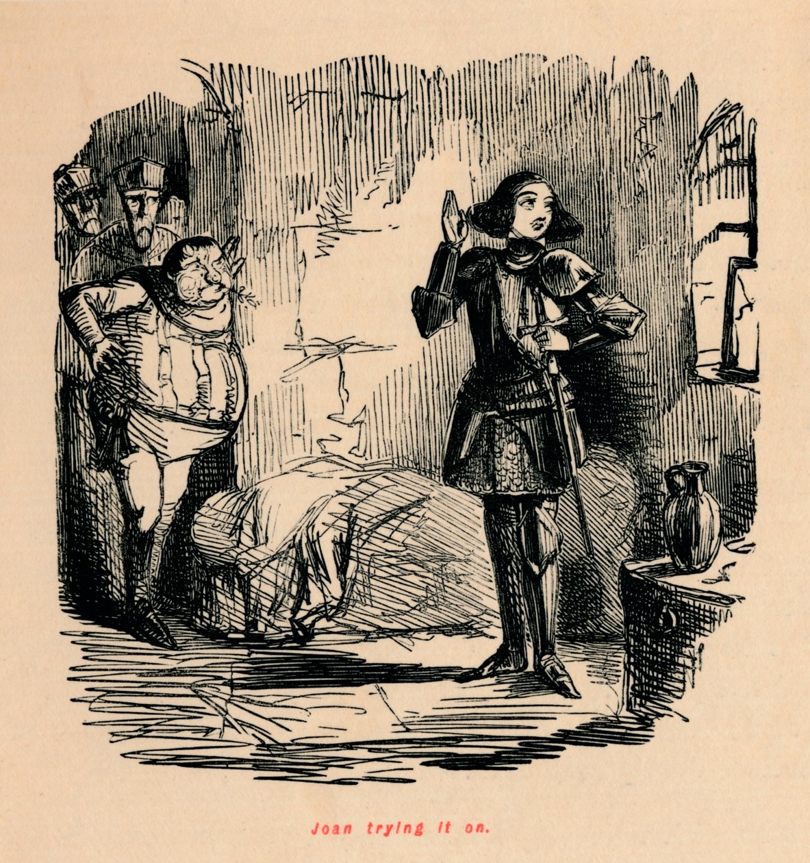 Joan provar det, av John Leech