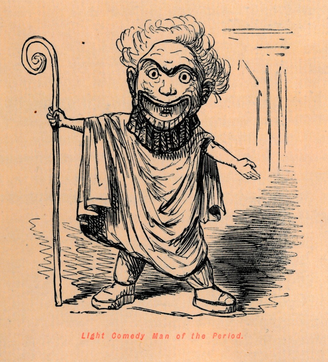 Lätt komedi Man of the Period, 1852 av John Leech