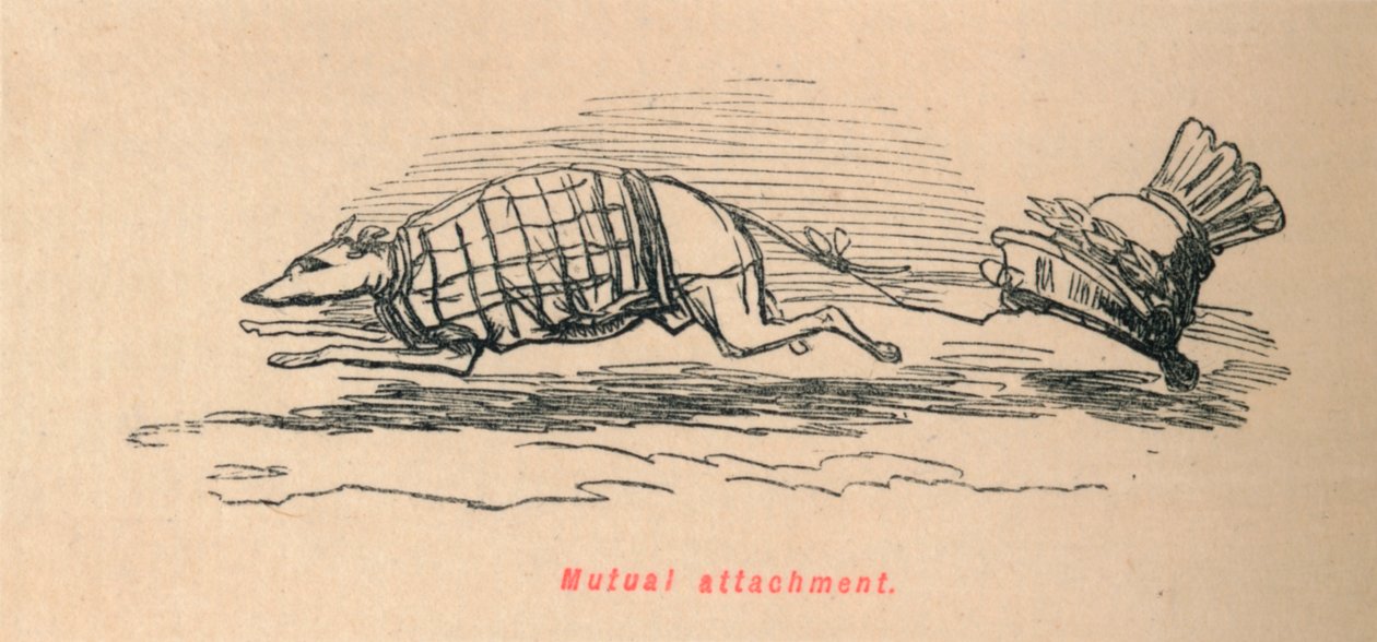 Ömsesidigt fäste, 1852 av John Leech