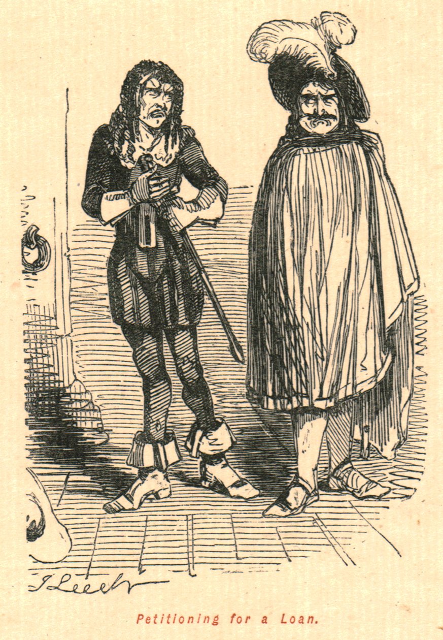 Ansökan om ett lån, 1897. av John Leech