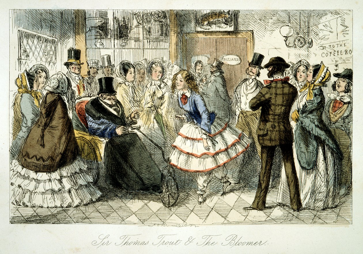 Tar vattnet vid Handley Spa, 1845 av John Leech