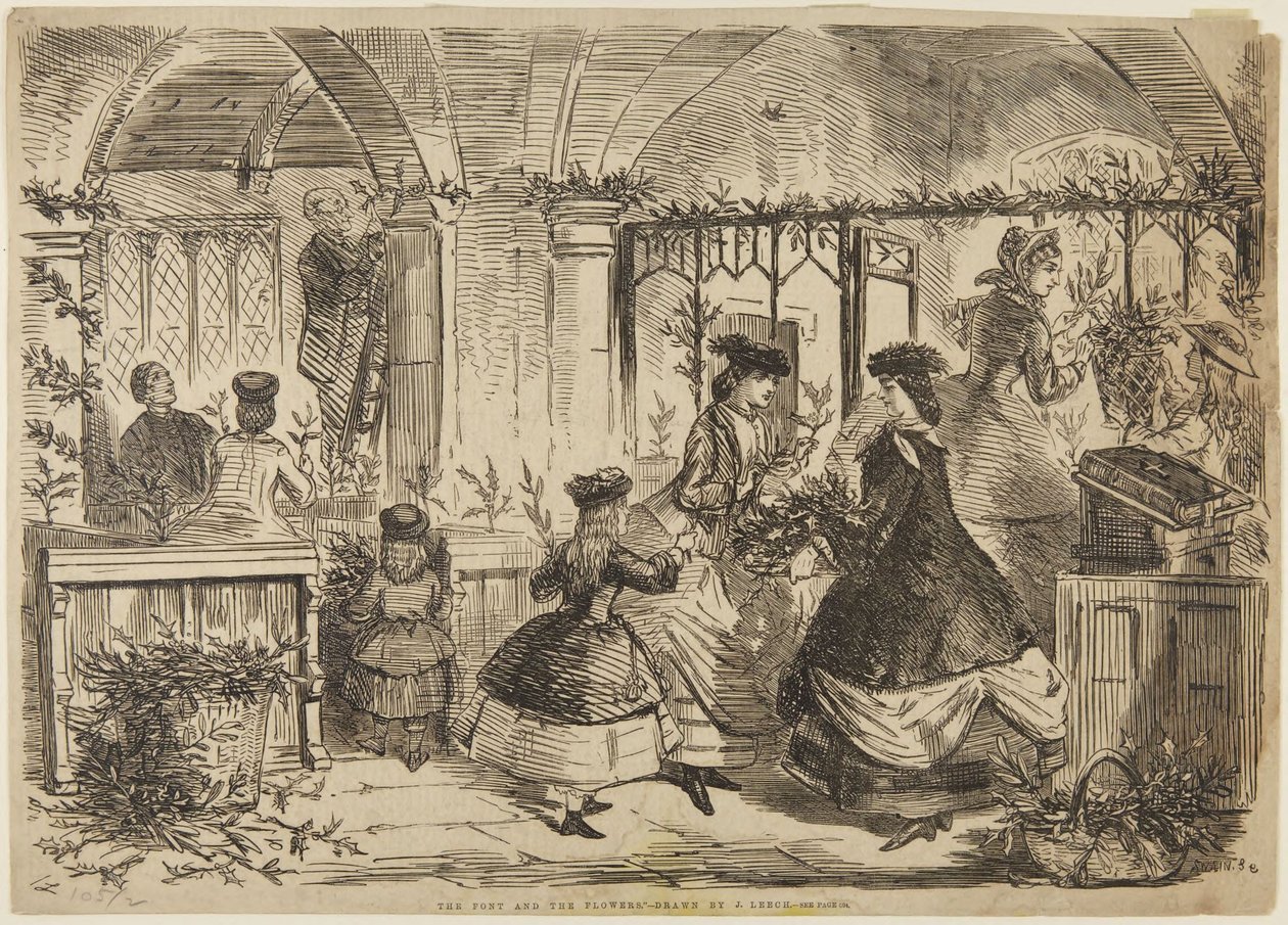 Dopfunten och blommorna av John Leech