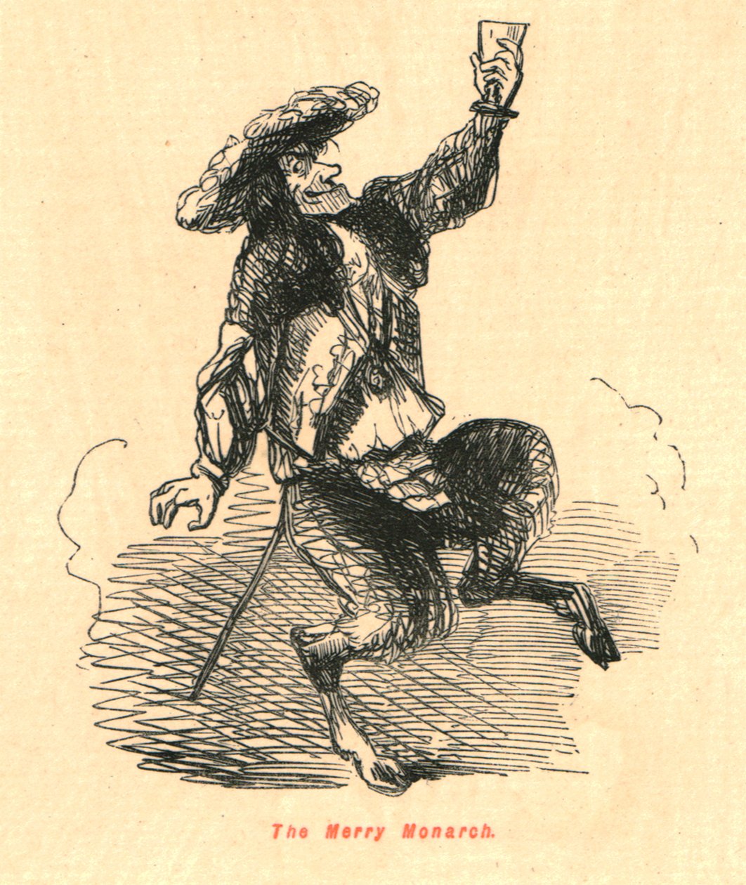 Den glada monarken, 1897. av John Leech