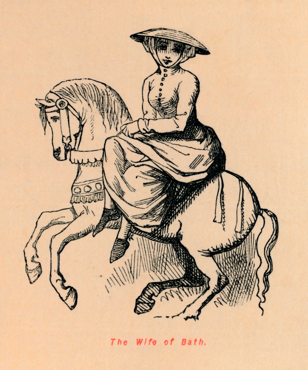 The Wife of Bath, c1860, c1860 av John Leech