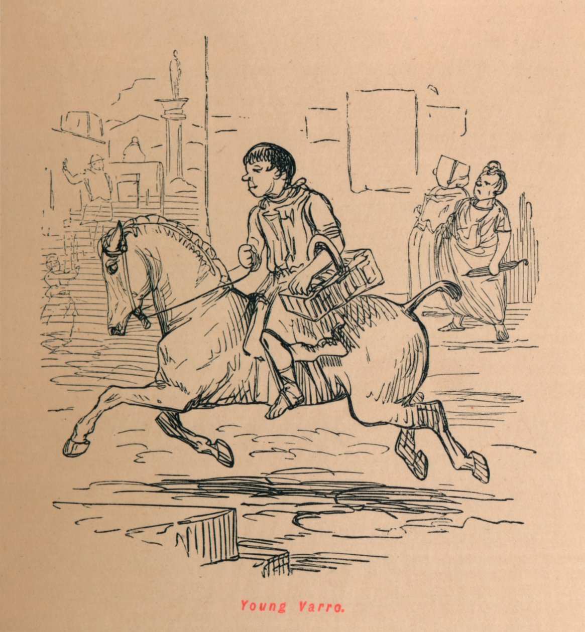 Unga Varro, 1852 av John Leech