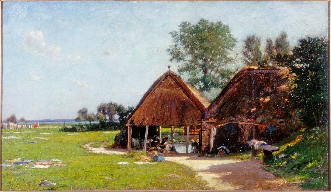 Washing Place, Normandie, ca 1918 av John Leslie Thomson